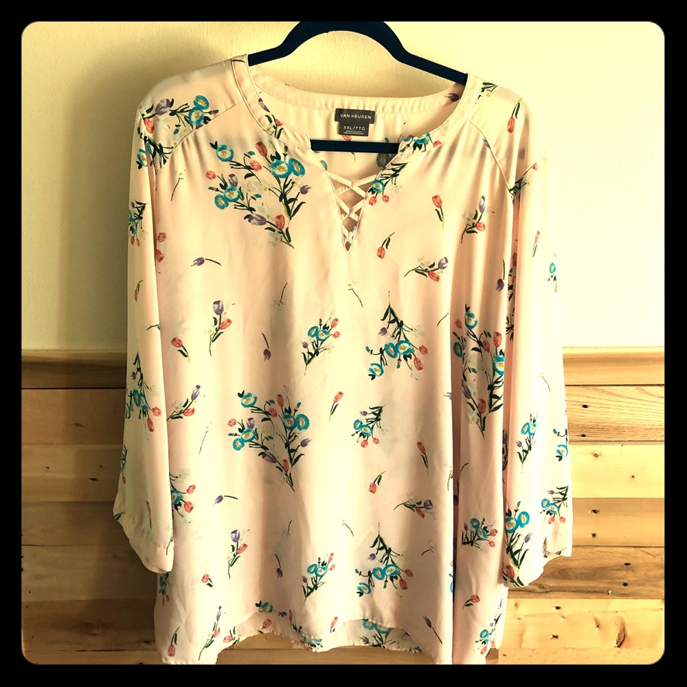 Pink Van Huesen blouse
